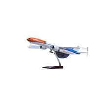 RIVPAHGQ Maqueta Realista de Avión Modelo De Avión De Fundición A Presión A Escala 1:157 De KLM For Boeing 777 Orange Pride, Réplica De Avión, Adornos. Avión Modelo prefabricado(NO Light)