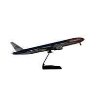 RIVPAHGQ Maqueta Realista de Avión Modelo De Avión De Fundición A Presión A Escala 1:157 De KLM For Boeing 777 Orange Pride, Réplica De Avión, Adornos. Avión Modelo prefabricado(with Light)