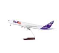RIVPAHGQ Maqueta Realista de Avión Modelo De Avión De Fundición A Presión A Escala 47 Cm 1:157 FedEx Avión De Carga For Boeing 777 Adornos Réplica De Avión Avión Modelo prefabricado