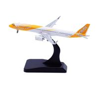 RIVPAHGQ Maqueta Realista de Avión Modelo De Avión De Fundición A Presión De 11 Cm For Scoot A321NEO 9V-NCB 1:400, Modelo De Exhibición For Adultos con Soporte Avión Modelo prefabricado