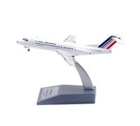 RIVPAHGQ Maqueta Realista de Avión Modelo De Avión De Metal Fundido A Presión Fokker F-28-4000 F-GDUZ For Air France, Escala 1:200, 13 Cm, con Soporte. Avión Modelo prefabricado