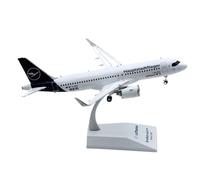 RIVPAHGQ Maqueta Realista de Avión Modelo De Avión Estático Terminado A Escala 1/200 18 Cm para Lufthansa A320NEO D-AINZ Exhibición De Aviones Fundición A Presión Avión Modelo prefabricado