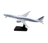 RIVPAHGQ Maqueta Realista de Avión Modelo De Avión Estático Terminado A Escala 1/400 De 18 Cm para Boeing B777-300ER N5016R con Flaps, Fundido A Presión. Avión Modelo prefabricado