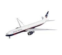 RIVPAHGQ Maqueta Realista de Avión Modelo De Avión Fundido A Presión De 18 Cm A Escala 1/400 B777-300ER G-STBF For British Airways For Aficionados A La Aviación. Avión Modelo prefabricado