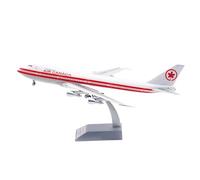 RIVPAHGQ Maqueta Realista de Avión Modelo De Avión Fundido A Presión De 35 Cm For Air Canada B747-200 C-Gaga, Escala 1:200, Coleccionable con Soporte. Avión Modelo prefabricado