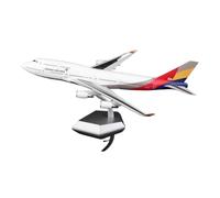 RIVPAHGQ Maqueta Realista de Avión Modelo De Avión Fundido A Presión For Asiana Airlines B747-400 HL7428 A Escala 1:200 Avión A Escala 35 Cm con Soporte Avión Modelo prefabricado