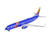 RIVPAHGQ Maqueta Realista de Avión Modelo De Avión Realista A Escala 1/400 De 9 Cm For Southwest Airlines B737-800/w N8681M, Modelo De Avión Coleccionable. Avión Modelo prefabricado