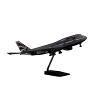 RIVPAHGQ Maqueta Realista de Avión Modelo En Miniatura De Avión Civil 47 Cm Escala 1:150 British Airways For Boeing 747 Modelo De Avión De Aleación For Adultos Avión Modelo prefabricado(with Light)