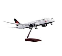 RIVPAHGQ Maqueta Realista de Avión Modelo En Miniatura De Avión Civil De 43 Cm, Escala 1:130 De Air Canada For Boeing 787 De Aleación For Exhibición For Adultos Avión Modelo prefabricado(NO Light)