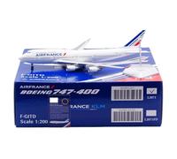 RIVPAHGQ Maqueta Realista de Avión Réplica De Avión A Escala 1:200 35 Cm del B747-400 F-GITH F-GITD For Air France Modelo De Avión De Aleación Fundida A Presión Avión Modelo prefabricado(L2071)