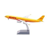RIVPAHGQ Maqueta Realista de Avión Réplica De Avión A Escala Precisa De 31 Cm, 1/200, For DHL For Airbus A330-343P2F D-AJFK, Avión Civil De Metal. Avión Modelo prefabricado
