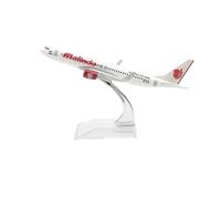 RIVPAHGQ Maqueta Realista de Avión Réplica De Avión De Exhibición B-737 For Malindo Airlines, Modelo De Avión De Aviación Civil A Escala 1/400 De 16 Cm. Avión Modelo prefabricado