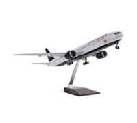 RIVPAHGQ Maqueta Realista de Avión Réplica De Avión De Metal Coleccionable A Escala 47 Cm De Air Canada For Boeing 777, Modelo De Simulación 1:157 Avión Modelo prefabricado(NO Light)