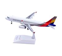 RIVPAHGQ Maqueta Realista de Avión Réplica De Avión De Pasajeros De Fundición A Presión De Asiana Airlines (18 Cm, Escala 1:200) For Airbus A320 HL7772 Avión Modelo prefabricado