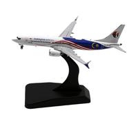 RIVPAHGQ Maqueta Realista de Avión Réplica Precisa De Avión A Escala 1/400 De 9 Cm For El Avión Civil De Metal For Malaysia Airlines B737-8MAX 9M-MVA. Avión Modelo prefabricado