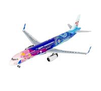 RIVPAHGQ Maqueta Realista de Avión Réplica Precisa del Modelo De Avión A321 B-1625 For China Southern Airlines Escala 1/400 For Exposición De Bienes De Consumo Avión Modelo prefabricado