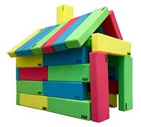 RIWI 24 Bloques de Construcción de Espuma XXL | Grandes y Blandos | Certificación TÜV Austria | Calidad del Jardín de Infancia | Terapia Ocupacional