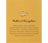 RIXERKOC Collar de Oro para Mujer, Cadena Ajustable de Acero Inoxidable con Colgante, Collar con Colgante Cruz/Dragón en Oro de 14K, Joya de Regalo para Día de la Madre Navidad