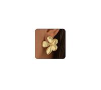 RIXERKOC Pendientes de Flores Oro para Mujer Boho Pendientes Florales Coloridos Pendiente de Flor de Cinco Pétalos Hipoalergénicos Regalos de Joyería Moda (Oro)
