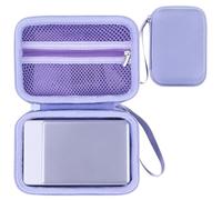 RIYADAone Funda para Liene Pearl N200 Pro Impresora de Fotos Portátil Mini | Resistente a caídas y golpes, Portátiles Bolsa, Almacenamiento bolsillo de malla, para Viajes, Impresora Dura Estuche