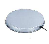 Riyan - Bebedero para pollo, gran base calentada para bebedero para aves de corral con cable de alimentación de 6,4 pies y termostato, enchufe UE 30 x 30 x 4 cm