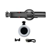 RIYAN Soporte magnético para transmisión en , trípode de fotos Bluetooth, inalámbrico, Bluetooth, selfie con luz redonda pequeña