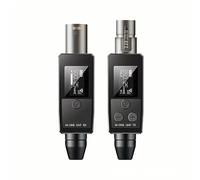 RIYAN UHF - Convertidor de micrófono inalámbrico XLR transmisor receptor receptor adaptador de transmisión de metal + plástico para micrófono dinámico guitarra