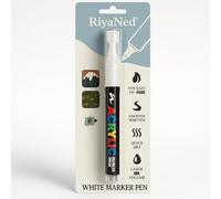 RiyaNed marcador para muebles,Blanco marcador de pintura 1 lápiz 1.0-6.0mm de para eliminar y reparar arañazos y signos de desgaste en muebles, mesas de comedor, mesas y sillas.