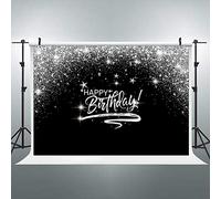 Riyidecor - Telón de fondo con purpurina plateada