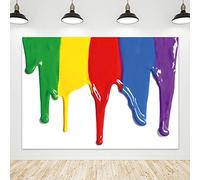 Riyidecor - Telón de Fondo de Pintura Abstracta para fotografía de Grafiti de 7 x 5 pies para Fiesta de cumpleaños, Boda, Fiesta de cumpleaños, celebración, Estudio fotográfico, Tela de poliéster