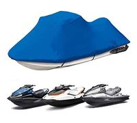 RIYIFER Classic Funda para Moto Acuática, PWC Fundas para Jet Ski Barco Resistente 600D Tela Oxford al Aire Libre para Sea Doo, Yamaha Kawasaki Waverunner,Fits 116" to135(2 Seater)