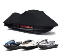 RIYIFER Funda para Moto Acuática, Fundas para Jet Ski Barco 210D Impermeable Confeccionada en Tela Oxford Funda de Barco para PWC Seadoo,Kawasaki,Fits 116" to135(2 Seater)