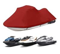 RIYIFER Remolque Jet Ski PWC, Funda de Almacenamiento Impermeable 600D Tela Oxford Funda para Moto De Agua para Polaris Sea Doo Yamaha Kawasaki Tiger Shark Honda,Fits 137" to140(3 Seater)