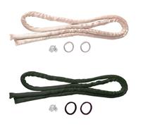 Rizador De 2 Piezas, Anillos De Cabello Elásticos De 4 Piezas, Clips Para El Cabello De 2 Piezas, Estilo Reutilizable, Amigable Con Los Viajes, Cuerda Rizada Suave Para Dormir.