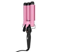 Rizador de Cabello Eléctrico Saludable y, Varita de Hierro para Rizar el Cabello, Materiales de Alta Calidad para Mujer para Salón de Belleza en Casa Barbería (Rosa 28mm)
