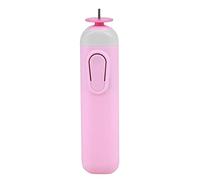 Rizador de Papel Eléctrico con Ranura, Herramienta de Origami 3D, Rosa | Pluma giratoria de metal, para tarjetas y álbumes, bobinadora ligera de 35g, funciona con 2 pilas AAA, manualidades de p