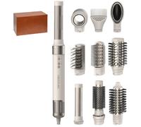 Rizador de Pelo Bamba CeramicCare 10-EN-1 AirGlam (Champán) - CECOTEC