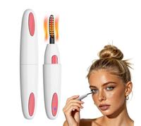Rizador de Pestañas Calentado, EB-02 Cepillo Rizador de Pestañas Eléctrico con 2 Temperatura & 8s Rápido, Mascara-Style Mini Eyelash Curler - Rizo Natural para Principiantes y Makeup Pros