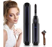 Rizador de Pestañas Térmico, Cepillo de Pestañas Eléctrico Recargable USB con Pantalla LED 3 Velocidades de Temperatura 10S Calentamiento Rápido para Niñas Mujeres Regalo