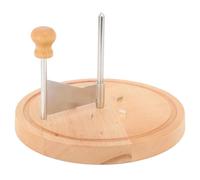 Rizador de Queso,Ergonómico Profesional, Cortador Giratorio de Flores de Queso con Madera de Haya Premium y Acero Inoxidable, para Rueda de Queso y Chocolate