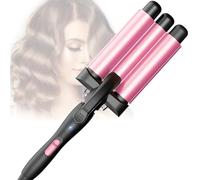Rizador Pelo Ondas BESTOPE PRO, Tres Barriles Plancha Ondas 22mm Ondulador, Calentamiento Rápido, Temperatura Ajustable 150℃-210℃ ,Rizador Para Todo Tipo De Cabello