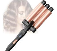 Rizador Pelo Ondas BESTOPE PRO, Tres Barriles Plancha Ondas 22mm Ondulador, Calentamiento Rápido, Temperatura Ajustable 150℃-210℃ ,Rizador Para Todo Tipo De Cabello