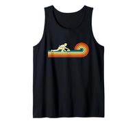 Rizador Retro Deslizante - Curling Player Rizador Deportivo de Invierno Camiseta sin Mangas