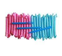 Rizadores de cabello mágicos de 50 cm, paquete de 18 unidades de 18 formadores de pelo de ondulación de agua, herramienta de peinado de pelo súper larga en espiral, rizador de pelo (A)