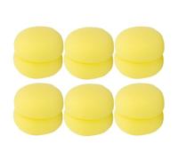 Rizadores de Pelo Fresa 6 Piezas Espuma para Dormir y Herramienta Rizado y | Bola Rizadora de Espuma Fresa Para Hotel Vacaciones Casuales Fiesta Reunión Evento Mujeres y Chicas Amarillo