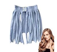 Rizadores de pelo sin calor, 2 en 1, gorros de pelo seco, diadema, rodillos para el cabello, absorben rápidamente el agua, formas de pasta para cabello largo, cabello rizado, niñas