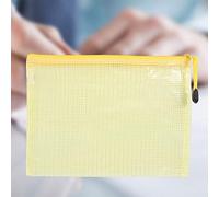 RIZGHWOY 12pcs A5 Dale Oferta Zeple Roor - Bolsas de Plástico Impermeables y Duraderas para Documentos - Clasificación Simple y Zipe Bluewer, Rojo, Amarillo, Verde (YELLOW)