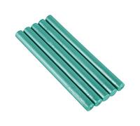 RIZGHWOY 5pcs Sellado de Cera de Cera Manuscrito de Fuego Cera de Sellado para Sello Pistola de Pegamento Estándar (GREEN)