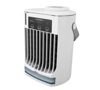 RIZGHWOY Aires Acondicionados Portátiles, Enfriador de Aire de Escritorio Alimentado por USB con Función de Humidificación, Tanque de Agua de 500 Ml, 3 Ajustes de Velocidad, con Asa para