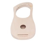 RIZGHWOY Arpa de Lira de Tilo, Kit de Bricolaje de 7 Cuerdas, Instrumento Musical Hecho a Mano para Mentes Creativas y Uso Educativo